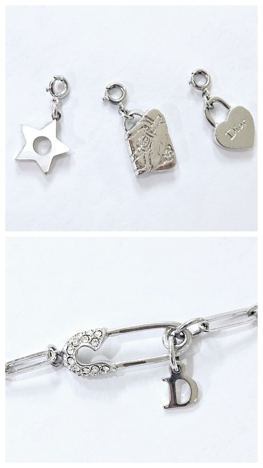 디올 오블리크 참 목걸이 / 참분리 가능 [정품·희귀매물] 상품이미지4