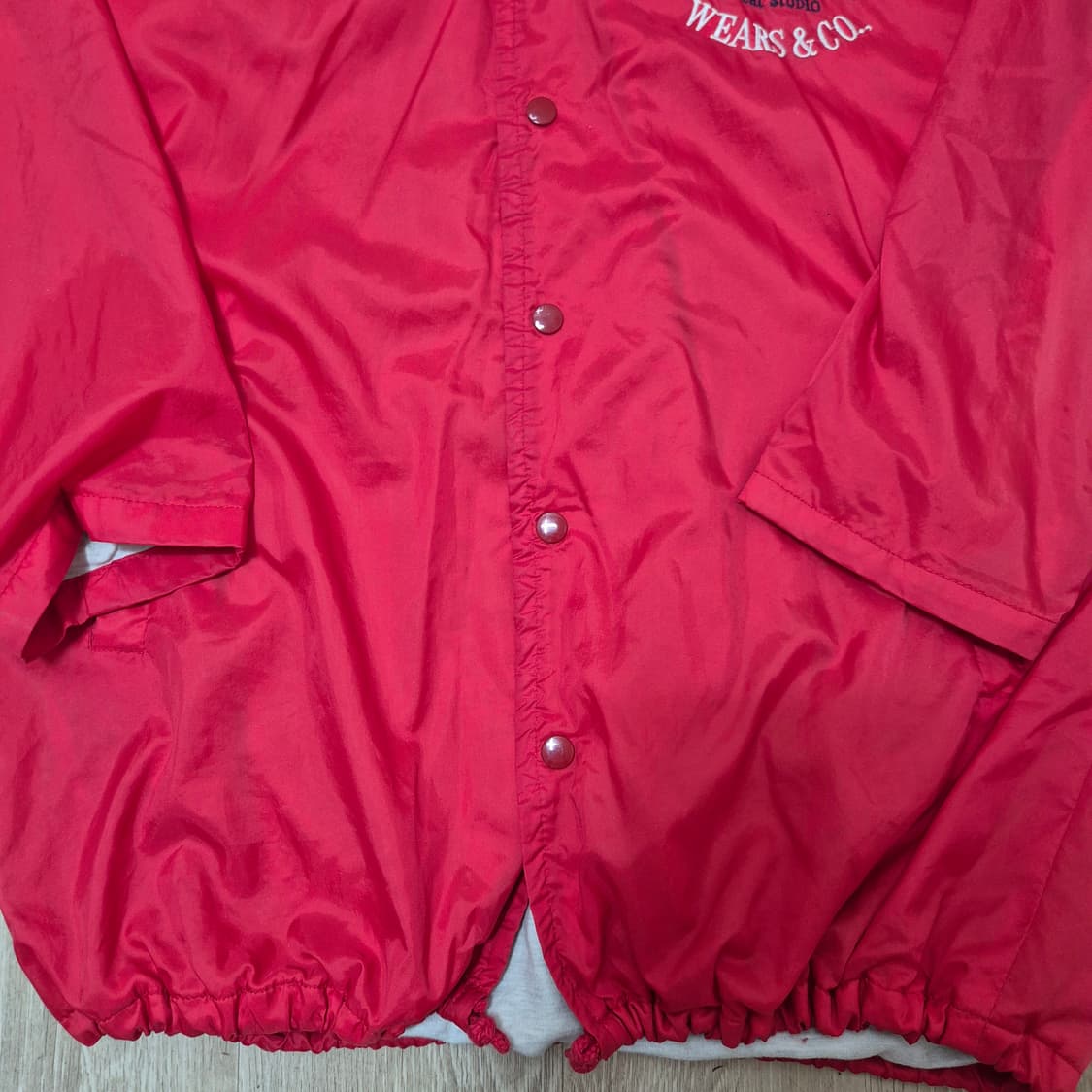 제로원 USA 올드스쿨 빅로고 바람막이 코치자켓 상품이미지3