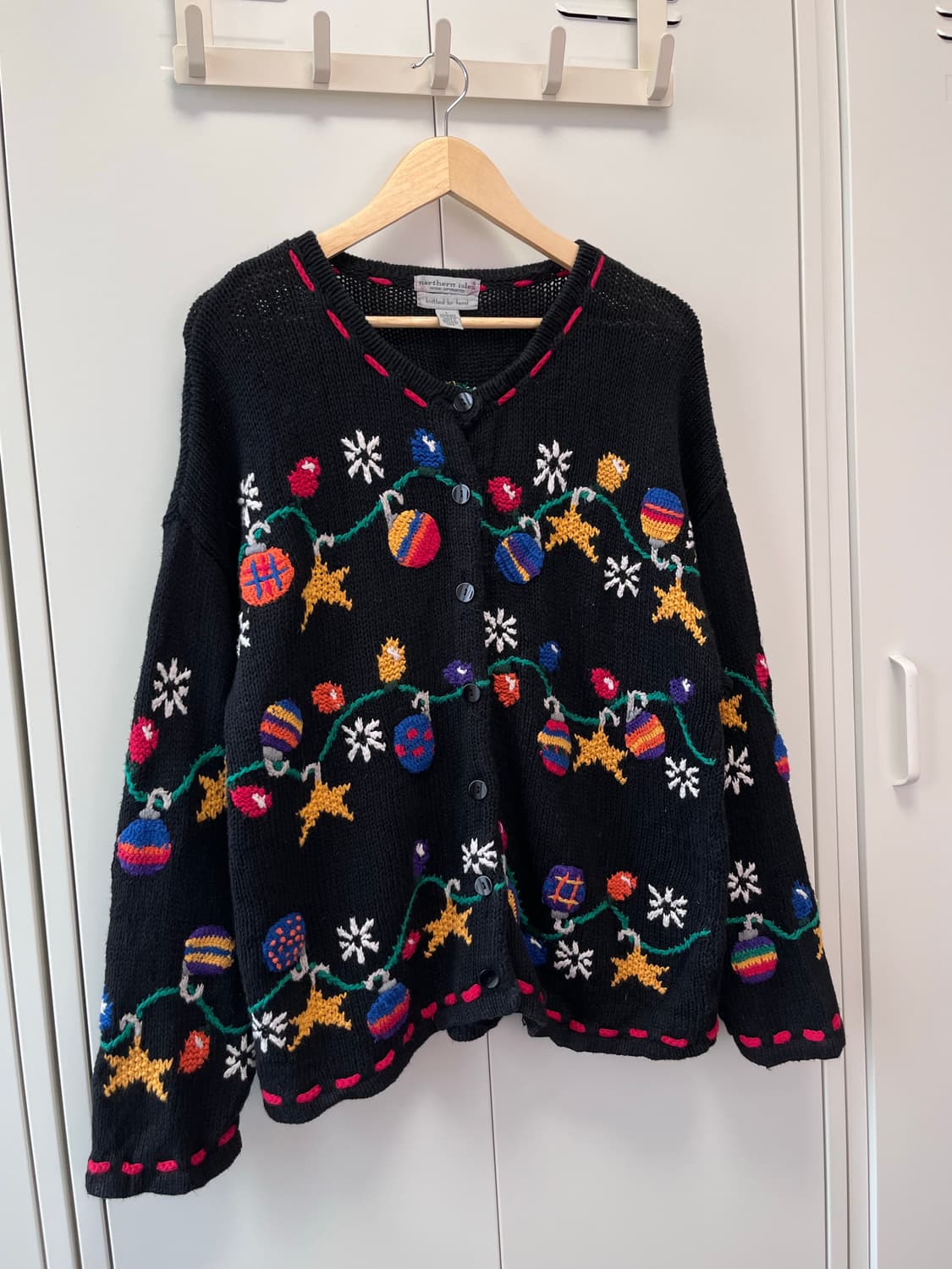 Northern isles 프리미엄 크리스마스 니트 가디건 상품이미지2