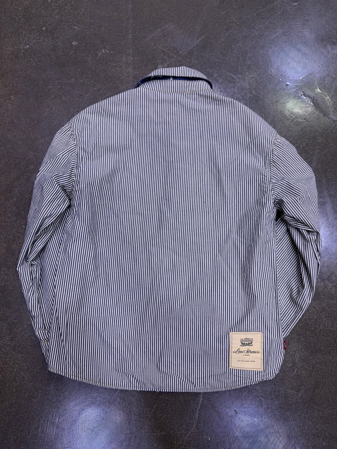 리바이스 키즈 양면 리버시블 데님셔츠 자켓 셔켓 M 상품이미지4