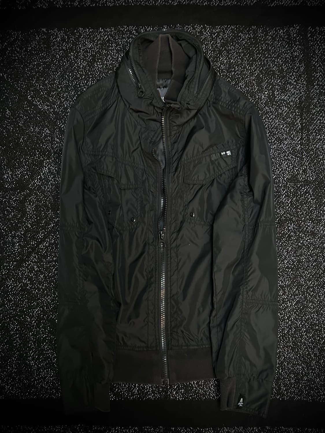 2000s 버커루 블랙 락시크 라이더 자켓 상품이미지1