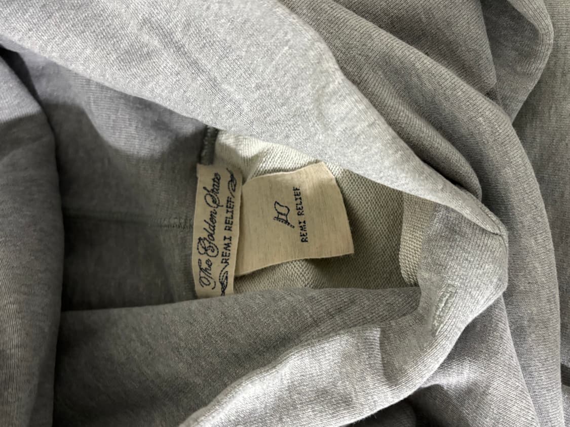 remi relief 레미 릴리프 후드티 그레이 사이즈 M (2) 상품이미지7