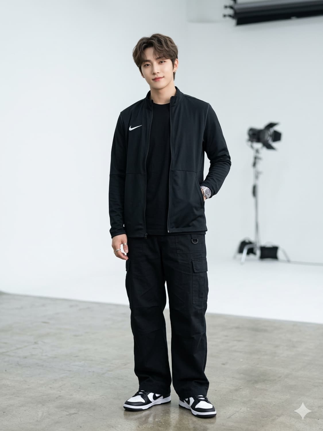 나이키 드라이핏 블랙 트랙 자켓 집업 상품이미지1