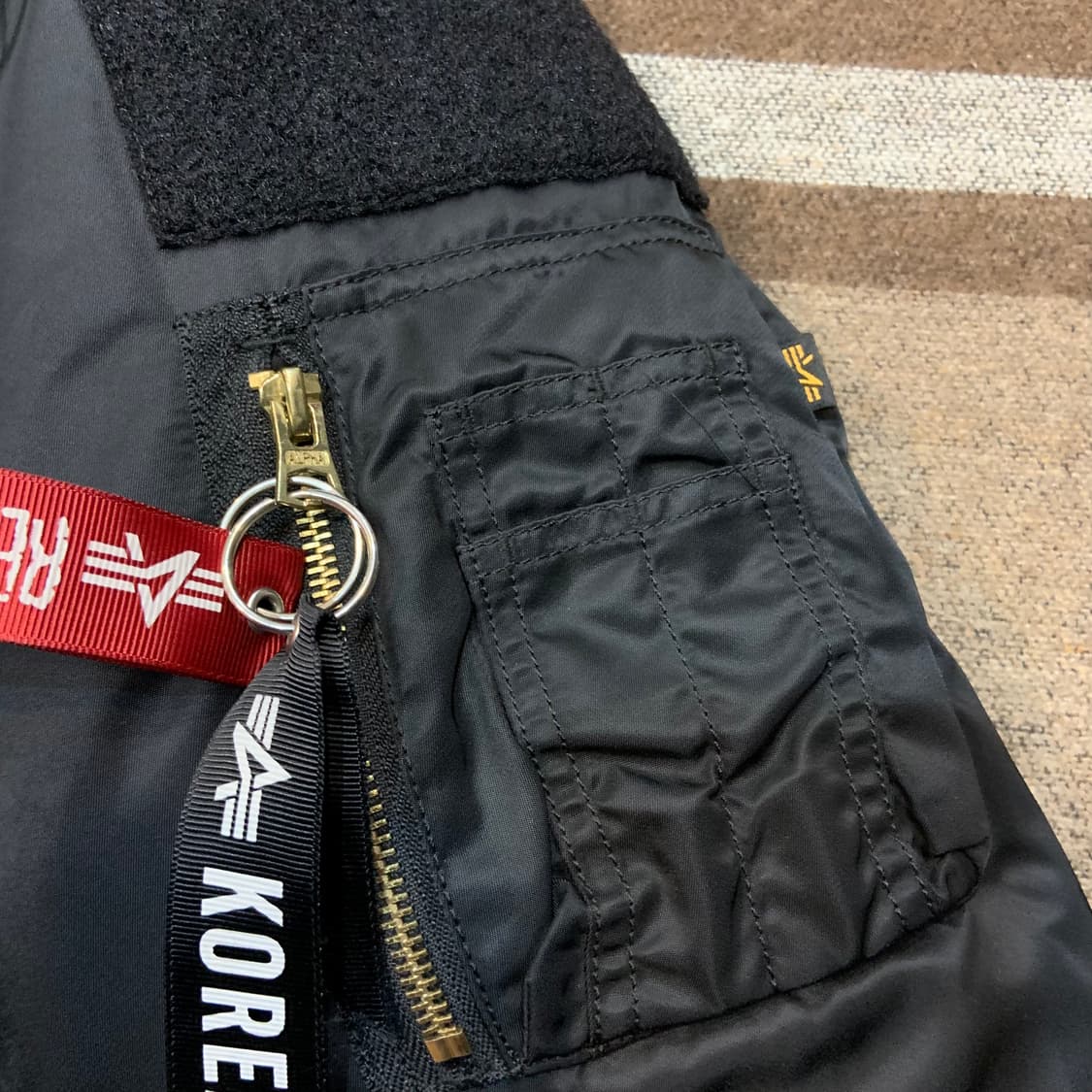 알파인더스트리 Ma-1 플라이트 자켓 M  상품이미지2