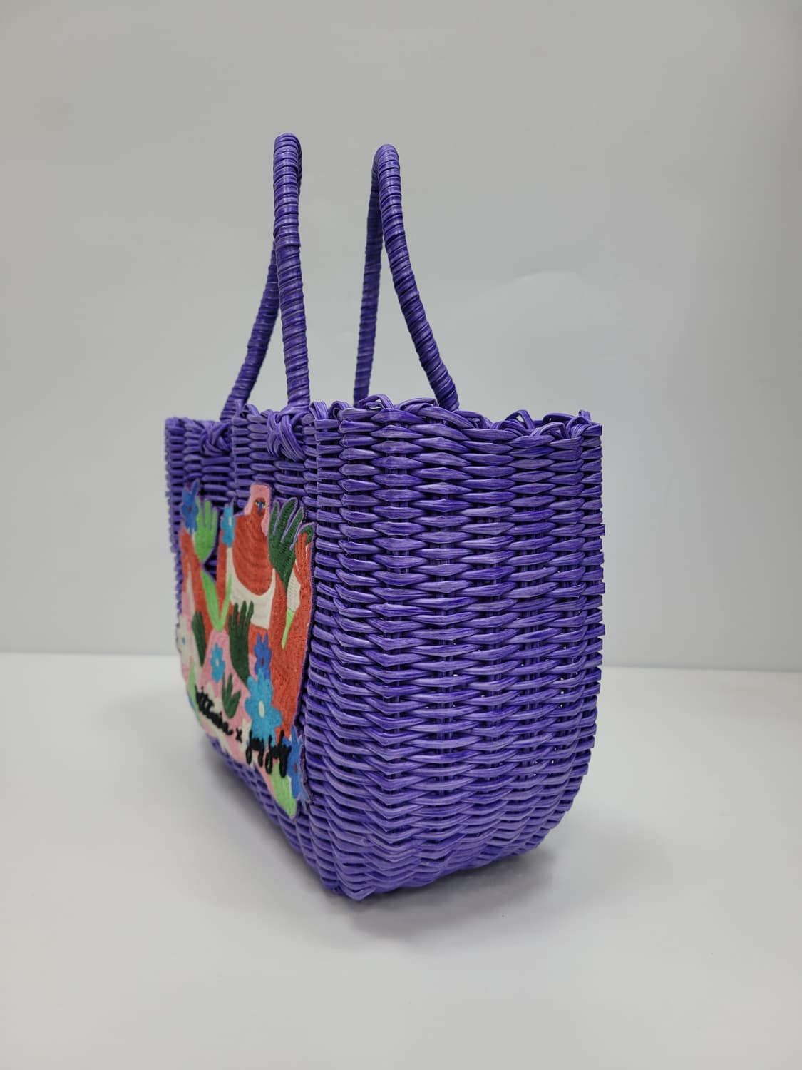 (새상품급) 쥬시쥬디x앰버빅토리아 21SS 콜라보레이션 바스켓백 / 퍼플 상품이미지3