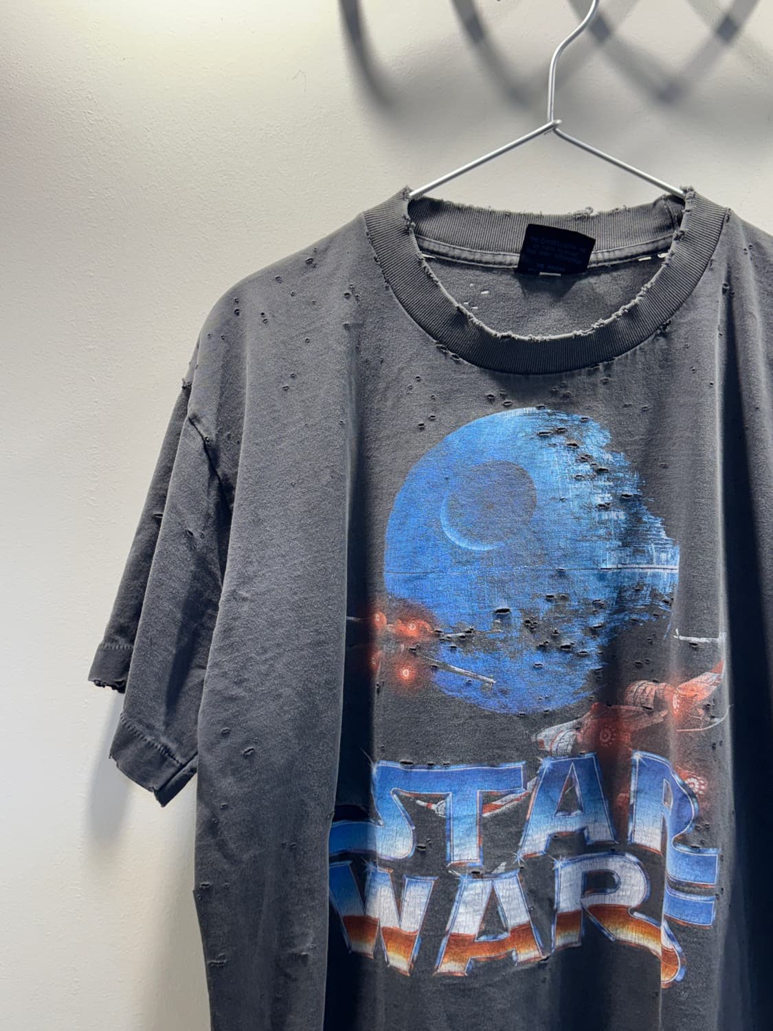 90s star wars movie merch faded t shirt 상품이미지2