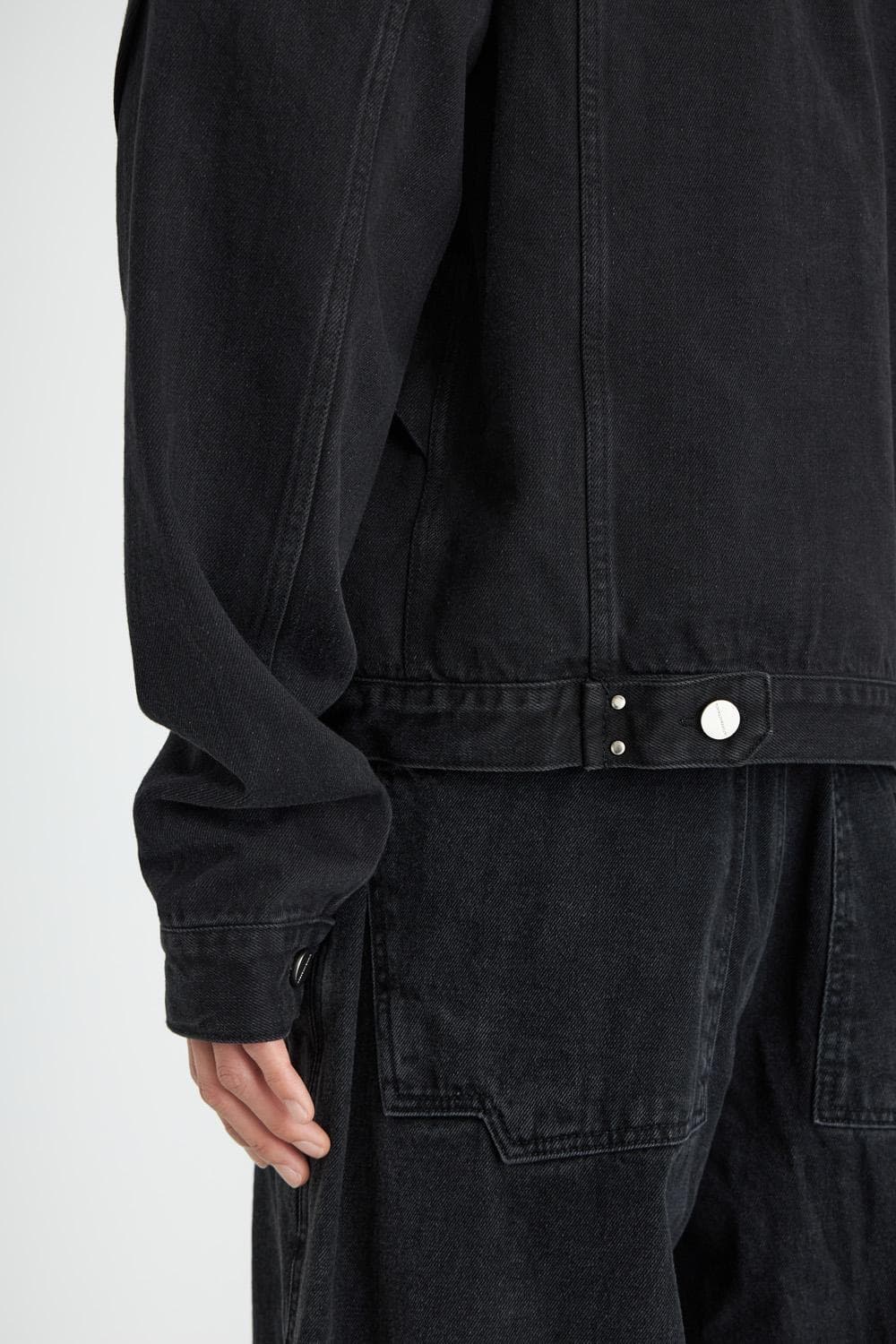 강정석 하우스 자켓 블랙 상품이미지5