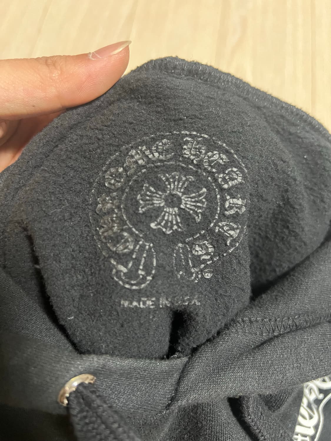 크롬하츠 홀스슈 플로랄 후드티 상품이미지4