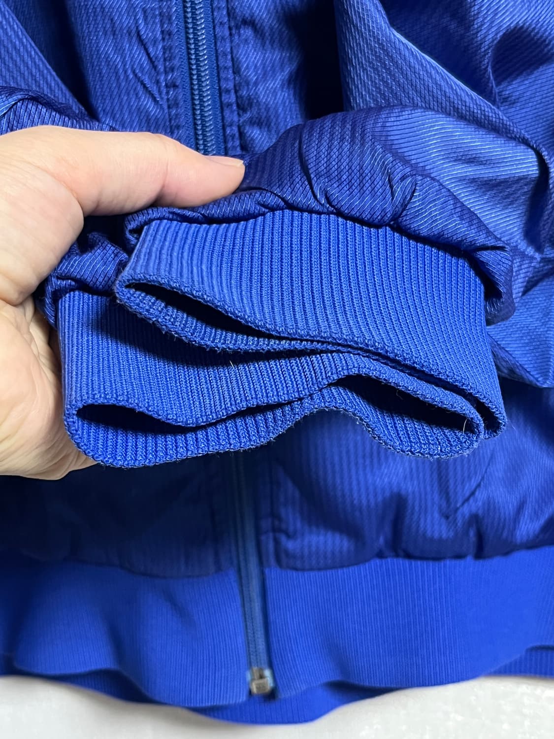 착샷 아디다스X데상트 바람막이 블루종 트랙자켓 110 상품이미지2