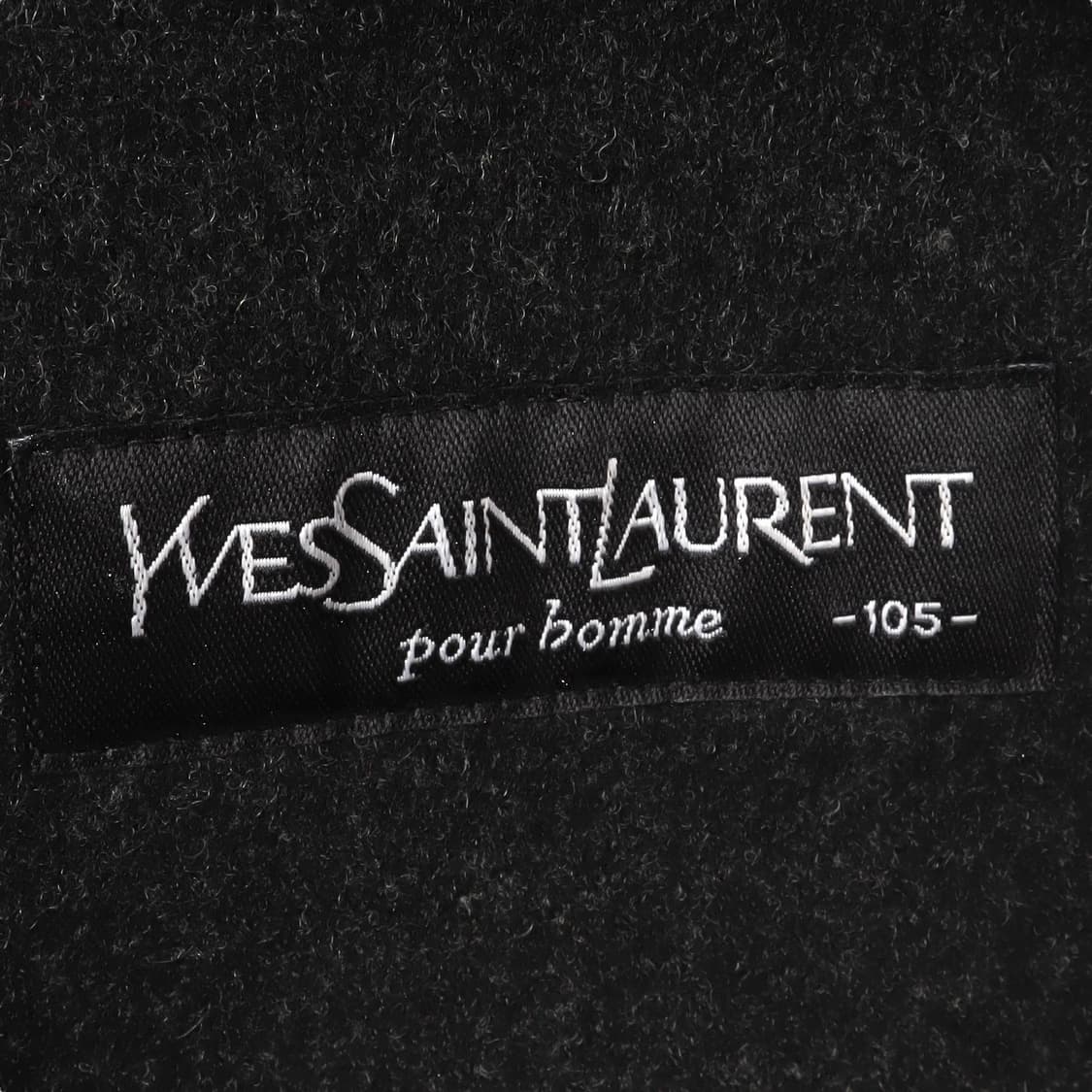 입생로랑 뿌르 옴므 ysl 로고 울 하프 코트 상품이미지9