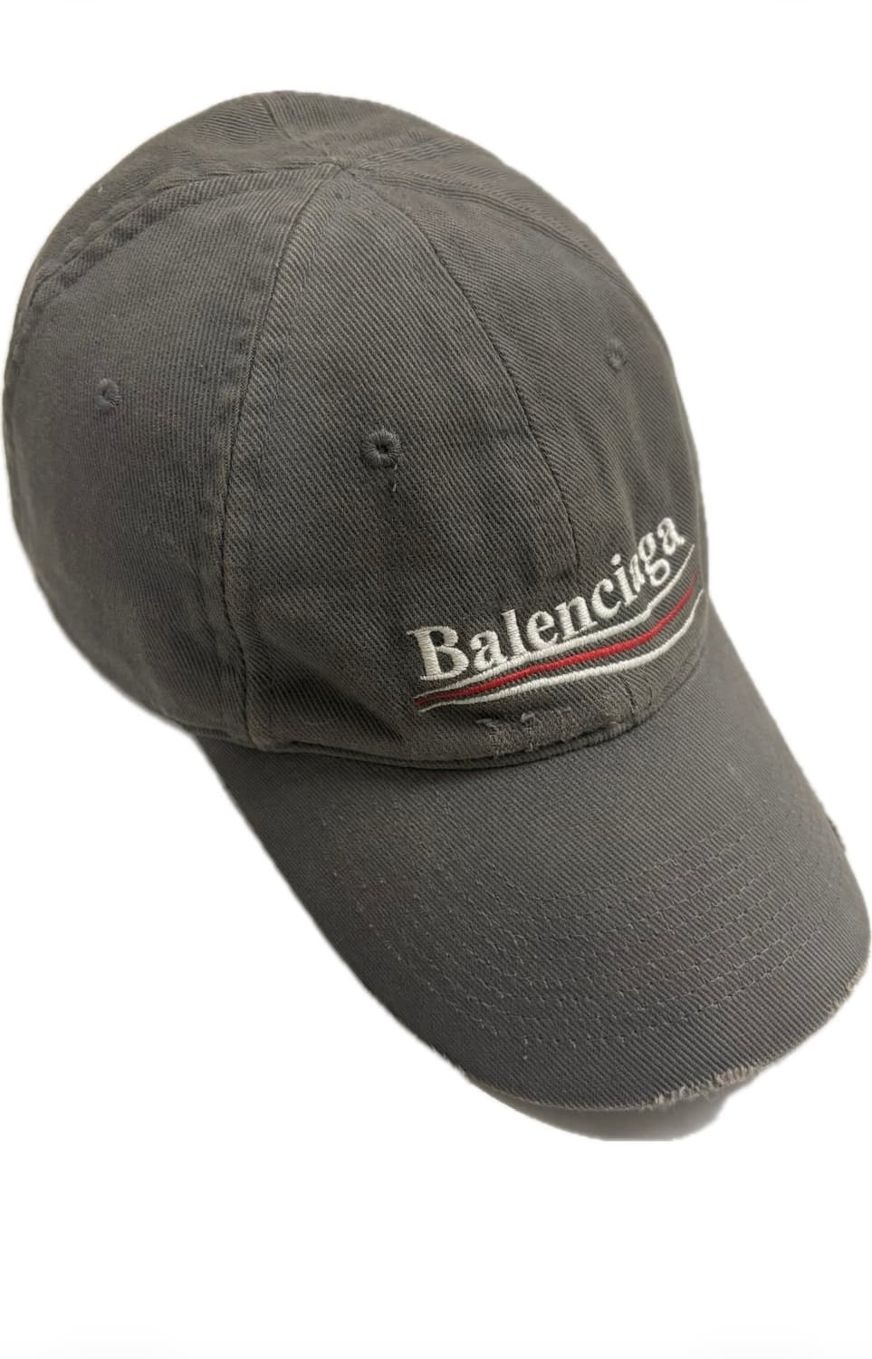 발렌시아가 폴리티컬 캠페인 디스트로이드 캡 블랙 상품이미지2