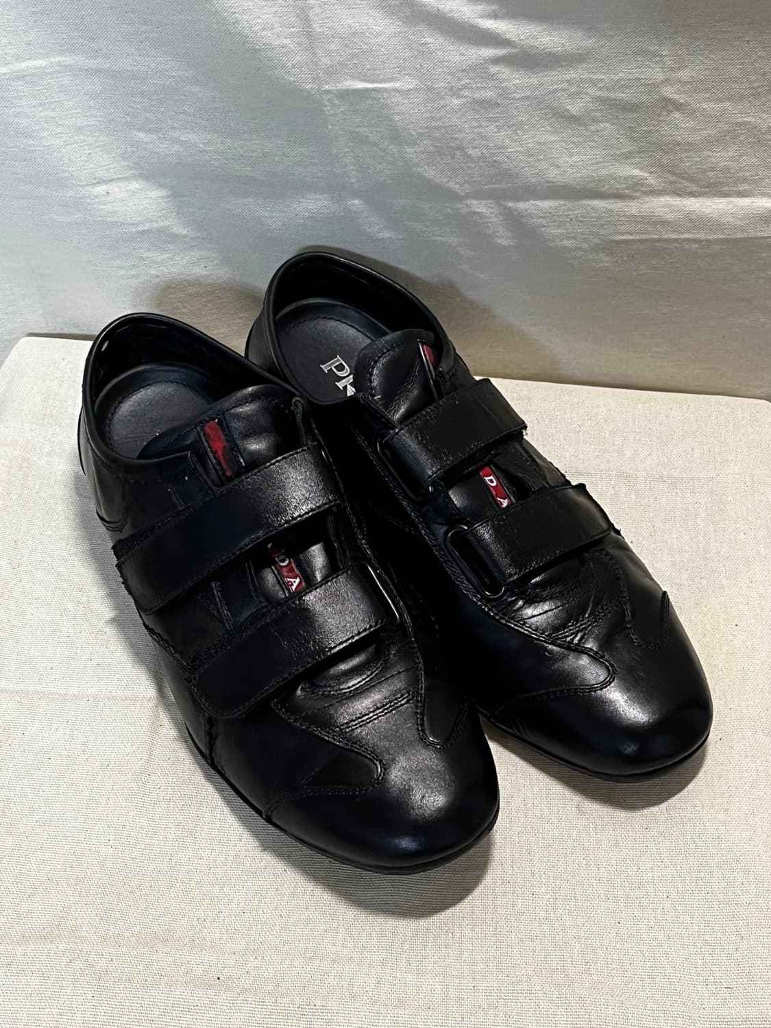 프라다 [PRADA] 프라다 스포츠 아카이브 벨크로 레더 스니커즈 상품이미지4