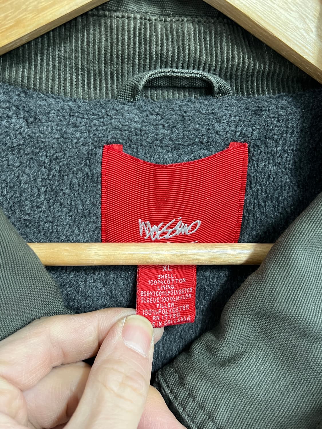 Messino Vintage 빈티지 올리브 카키 워크 자켓 상품이미지4