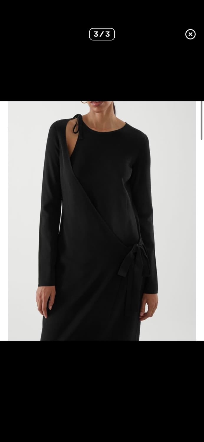 새상품 COS 코스 니트 랩원피스 상품이미지2