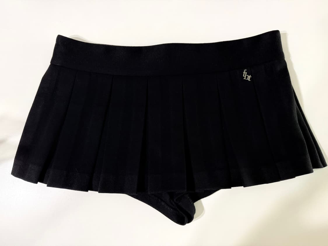 쓰리타임즈 로우 플리츠 스커트 M 상품이미지3