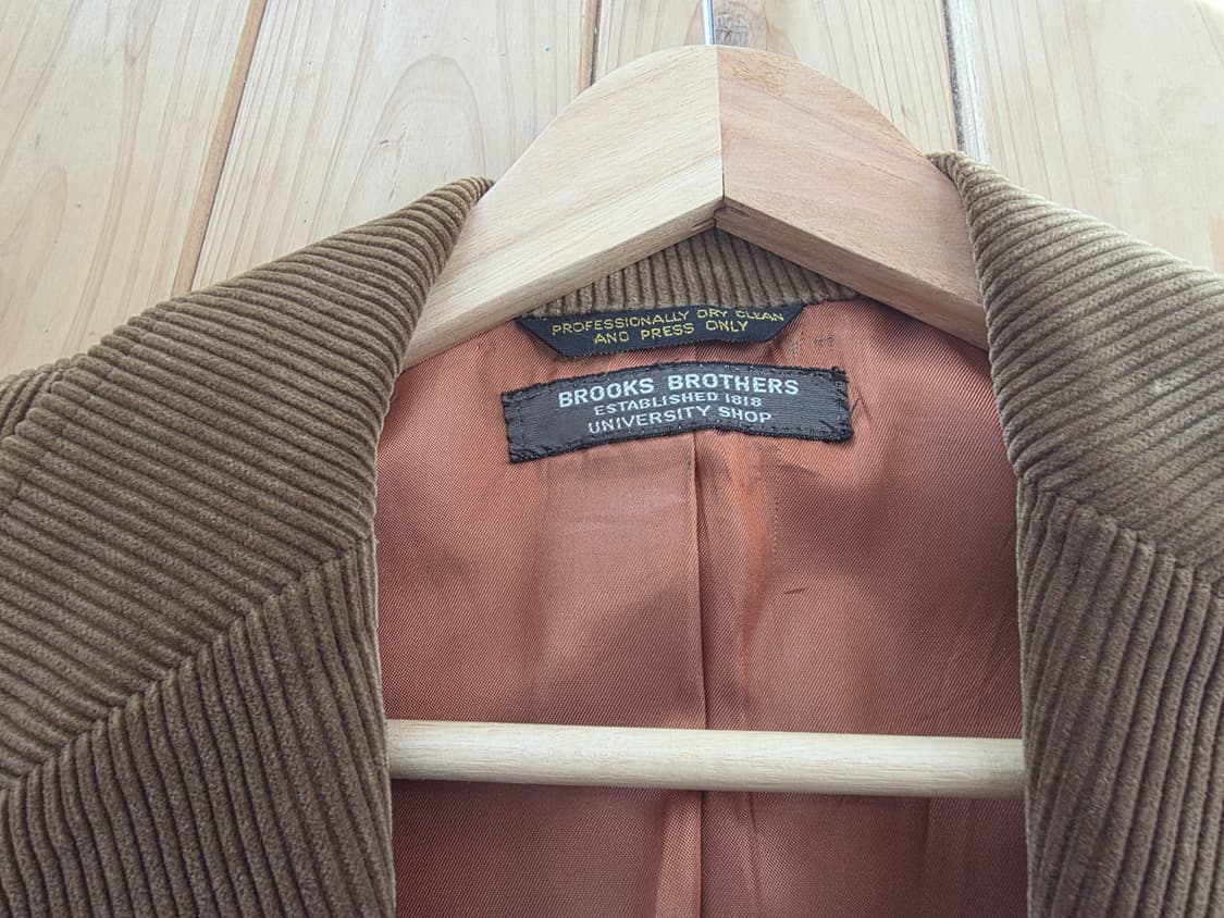 60s 빈티지 브룩스브라더스 코듀로이 골덴 블레이저 40R 70s 폴로  상품이미지5