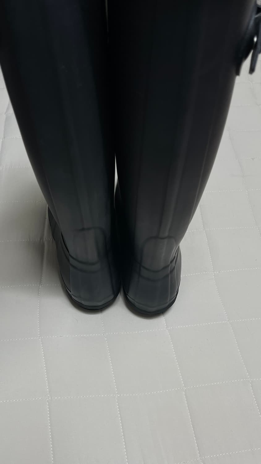 헌터 오리지널 톨 레인 부츠 블랙 uk4 상품이미지3