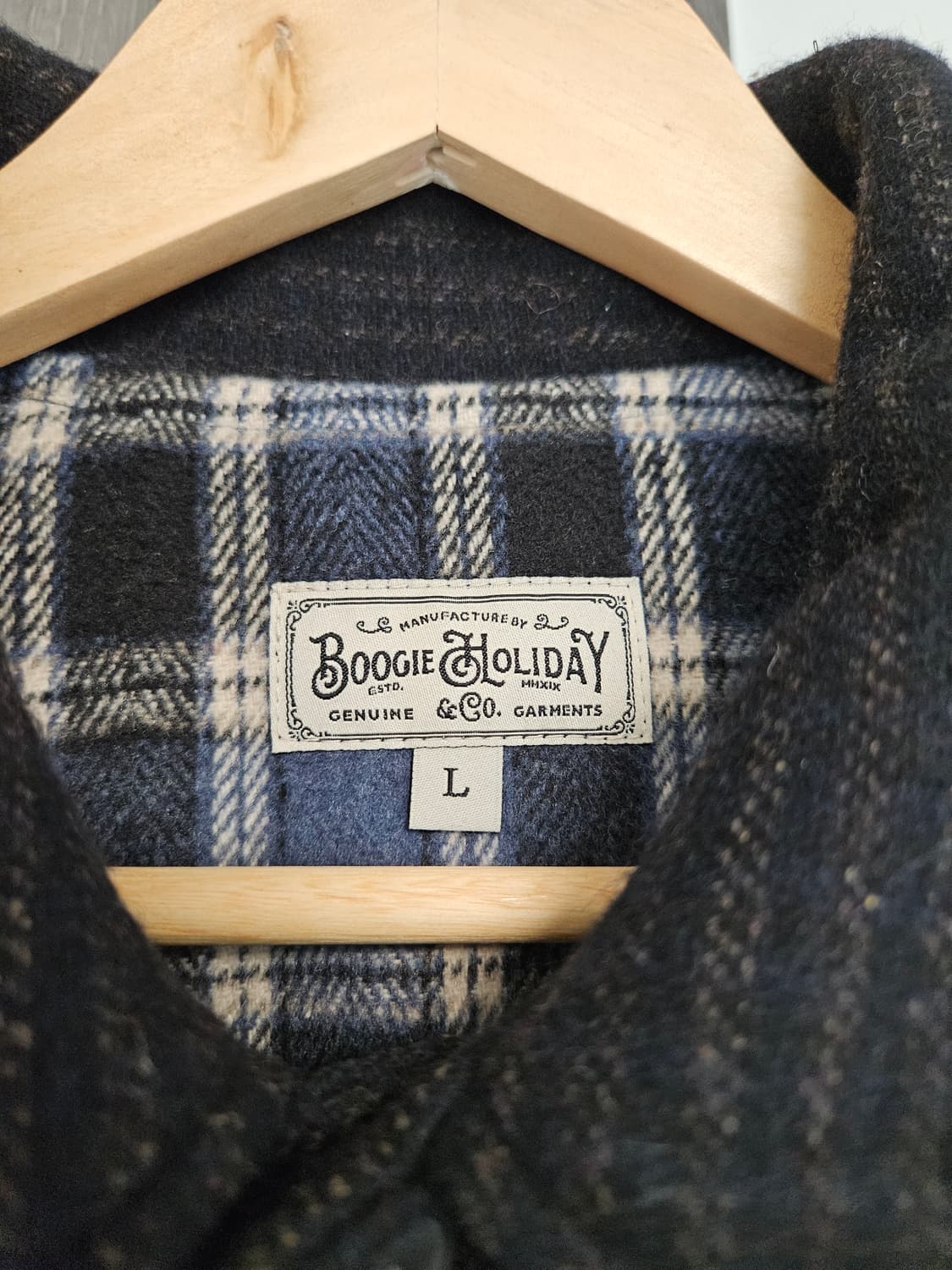 [L] 부기홀리데이 울 봄버 자켓 차코ㆍㄴ 상품이미지2