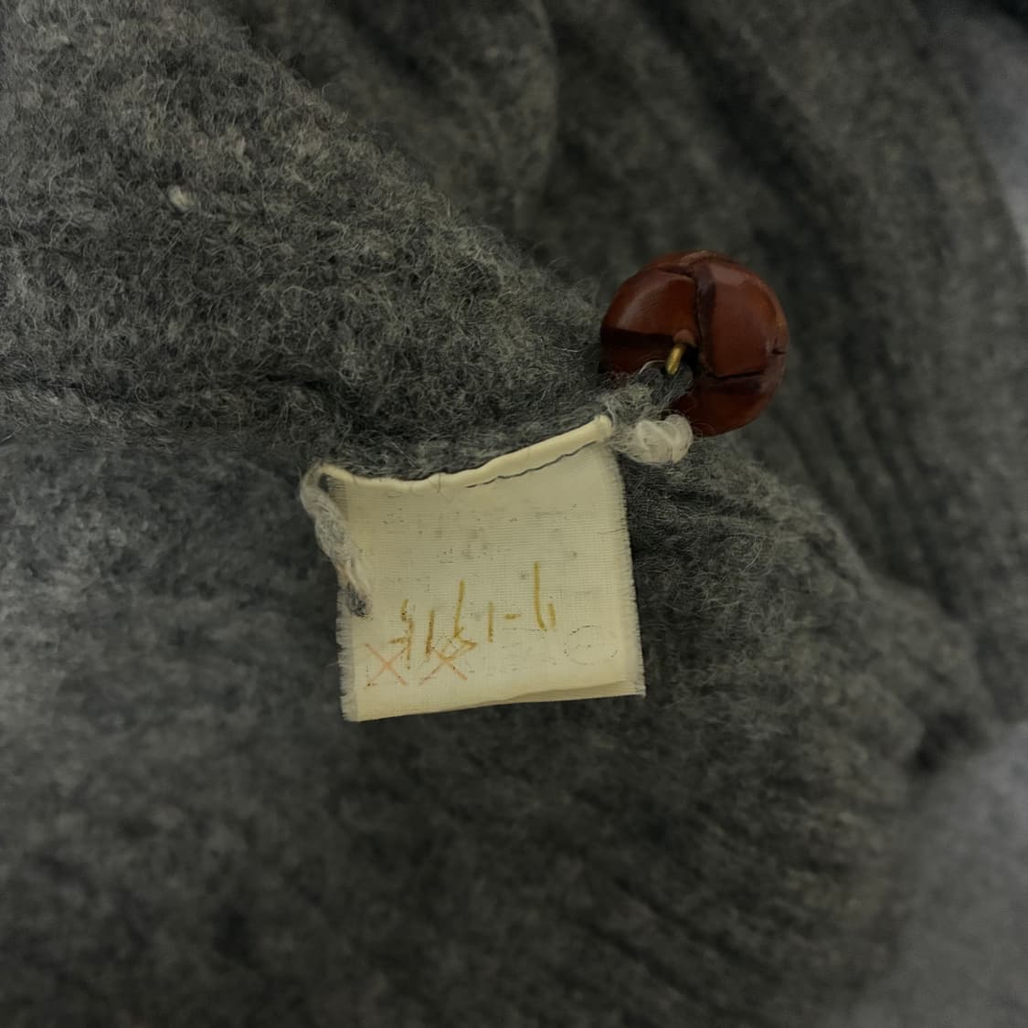 폴로 랄프로렌 꽈배기 울 가디건 그레이 90 상품이미지3