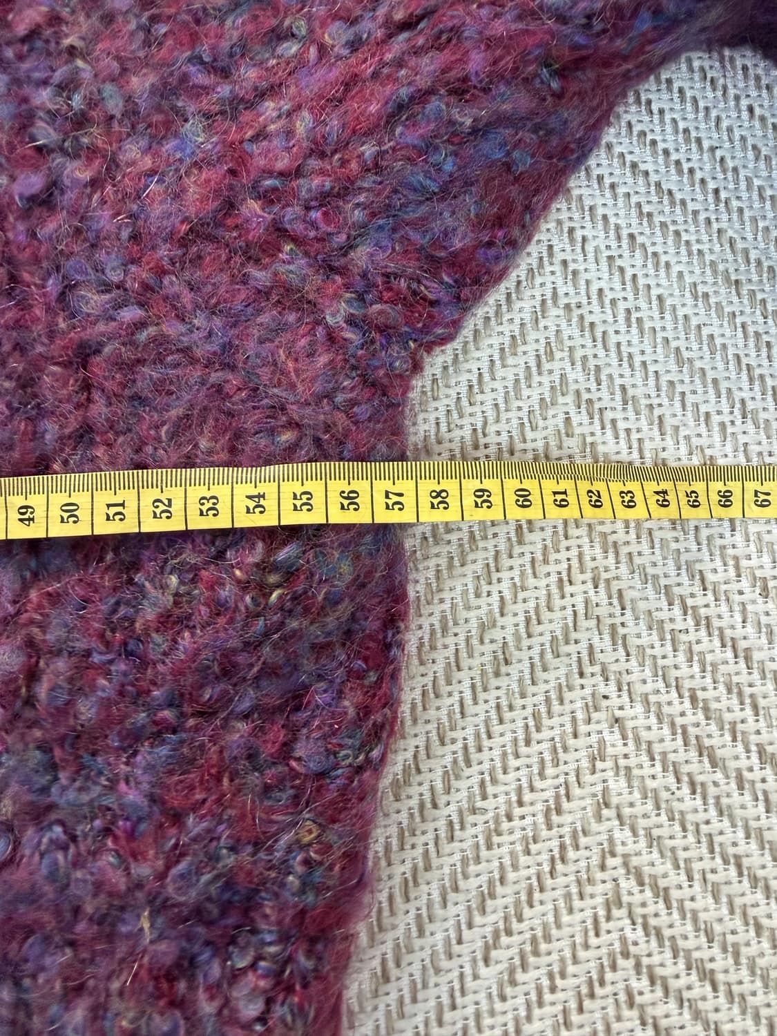 정품) IRO 이로 한섬 루즈핏 퍼플 니트 스웨터 XS 상품이미지7