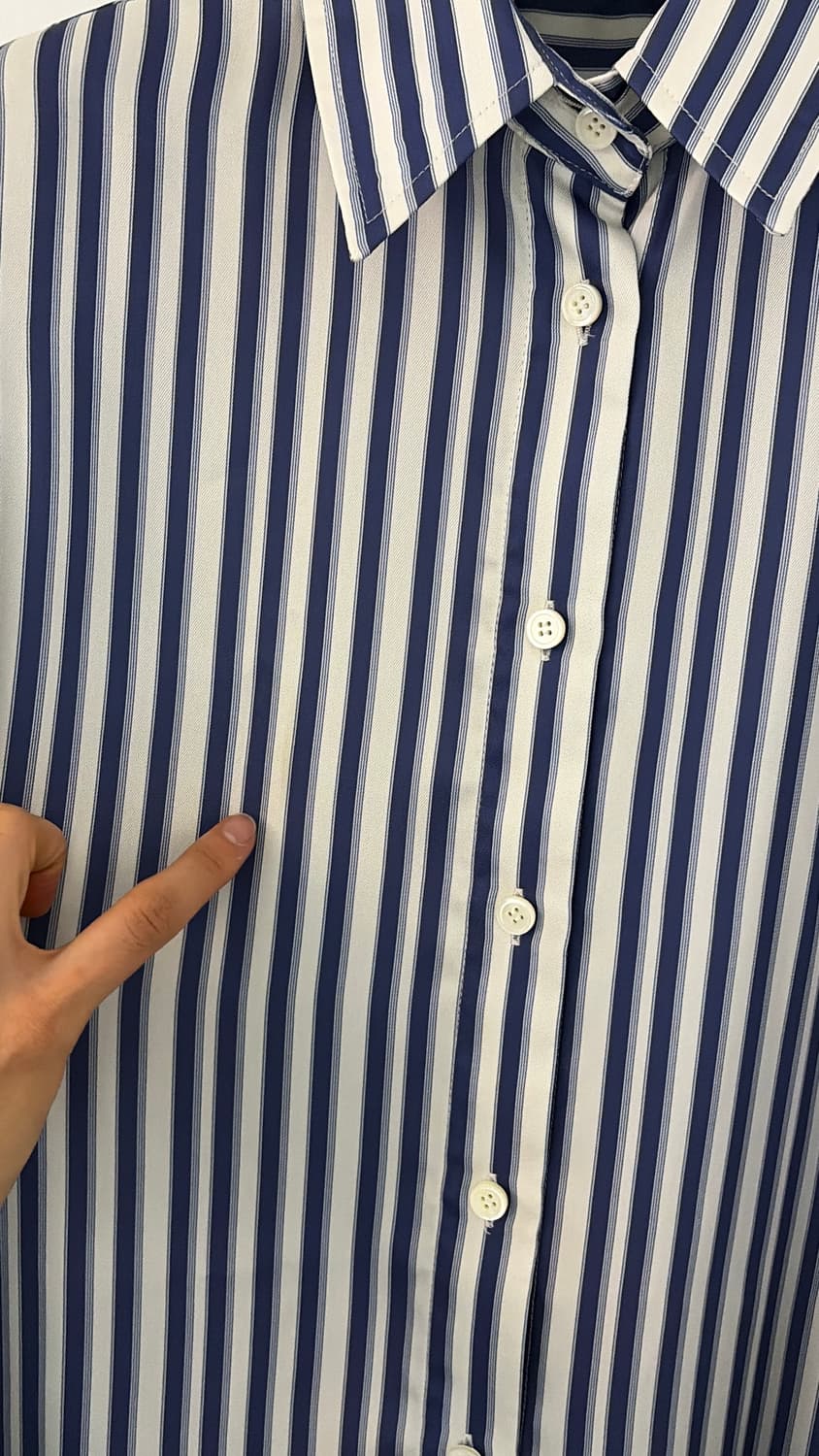 렉토 스트라이프 셔츠블라우스 44-66 정품 상품이미지4