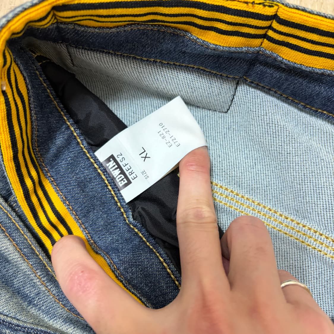 에드윈 재팬 일본판 레귤러 데님 청바지 XL/105  상품이미지6