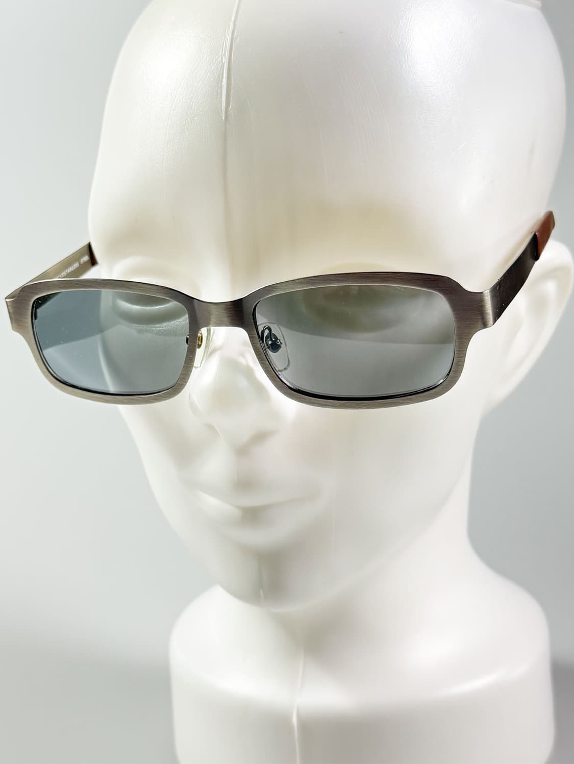 90s REGENCY 실버 메탈릭 스퀘어 빈티지 선글라스 상품이미지8