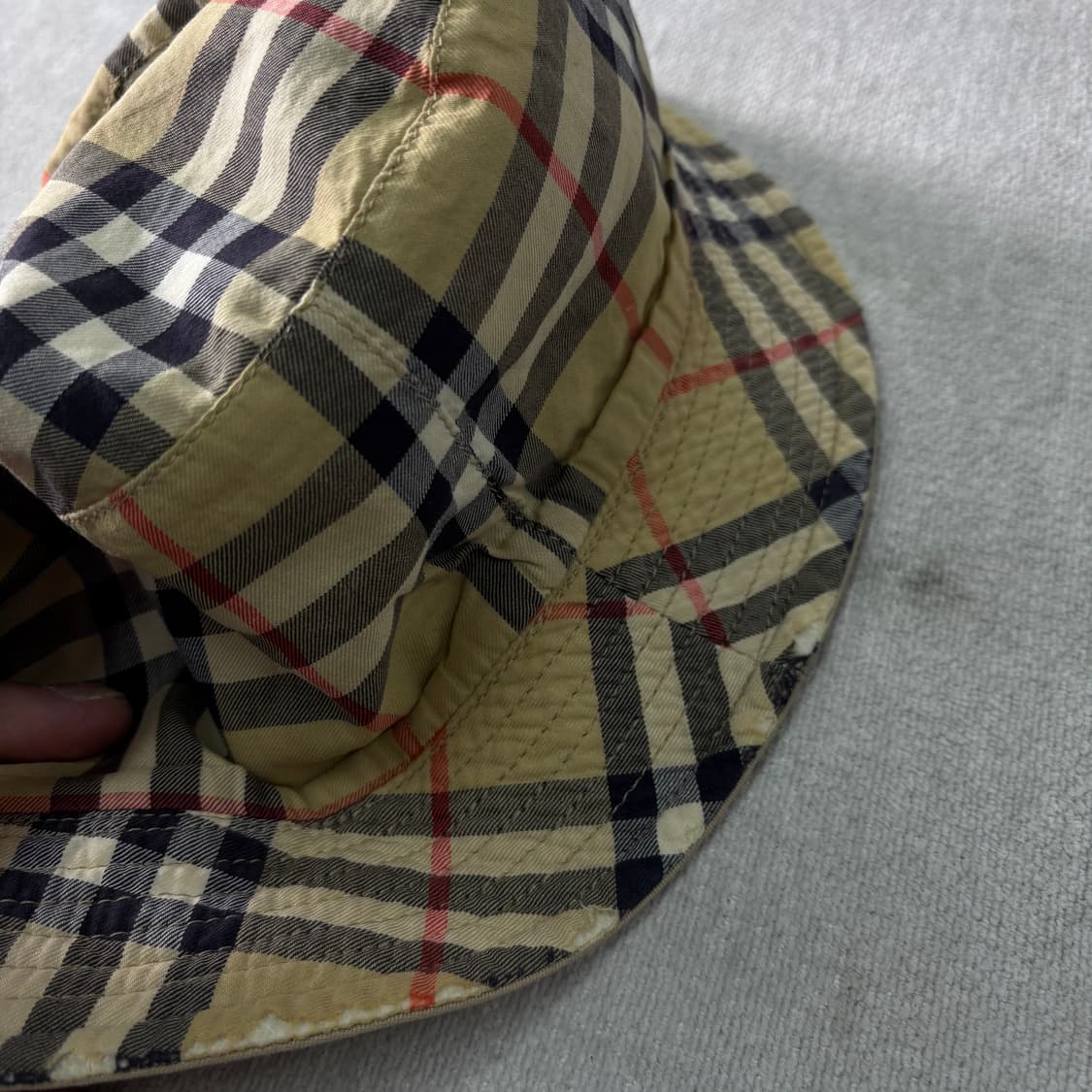버버리 90s 노바체크 리버시블 버킷햇 상품이미지4