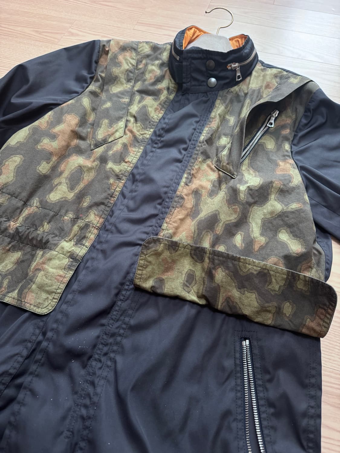 [L]드리스반노튼 카모 야상 자켓 상품이미지5