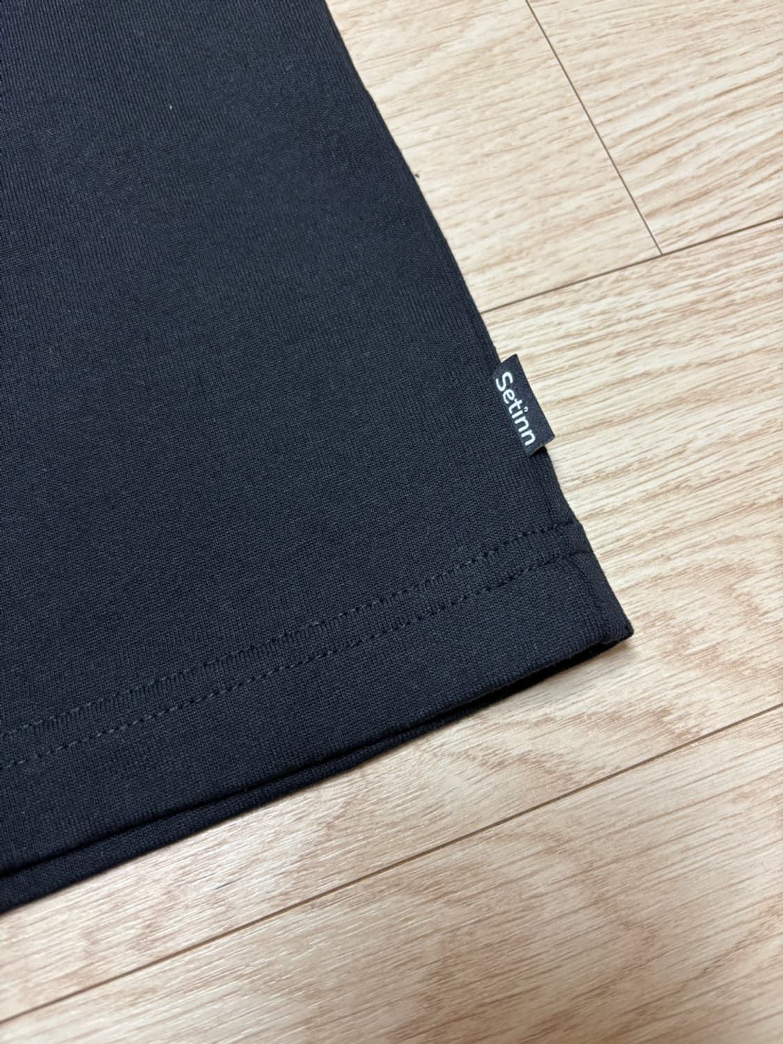 Setinn 세트인 Bshop 별주 로고 티셔츠 블랙 L 상품이미지5