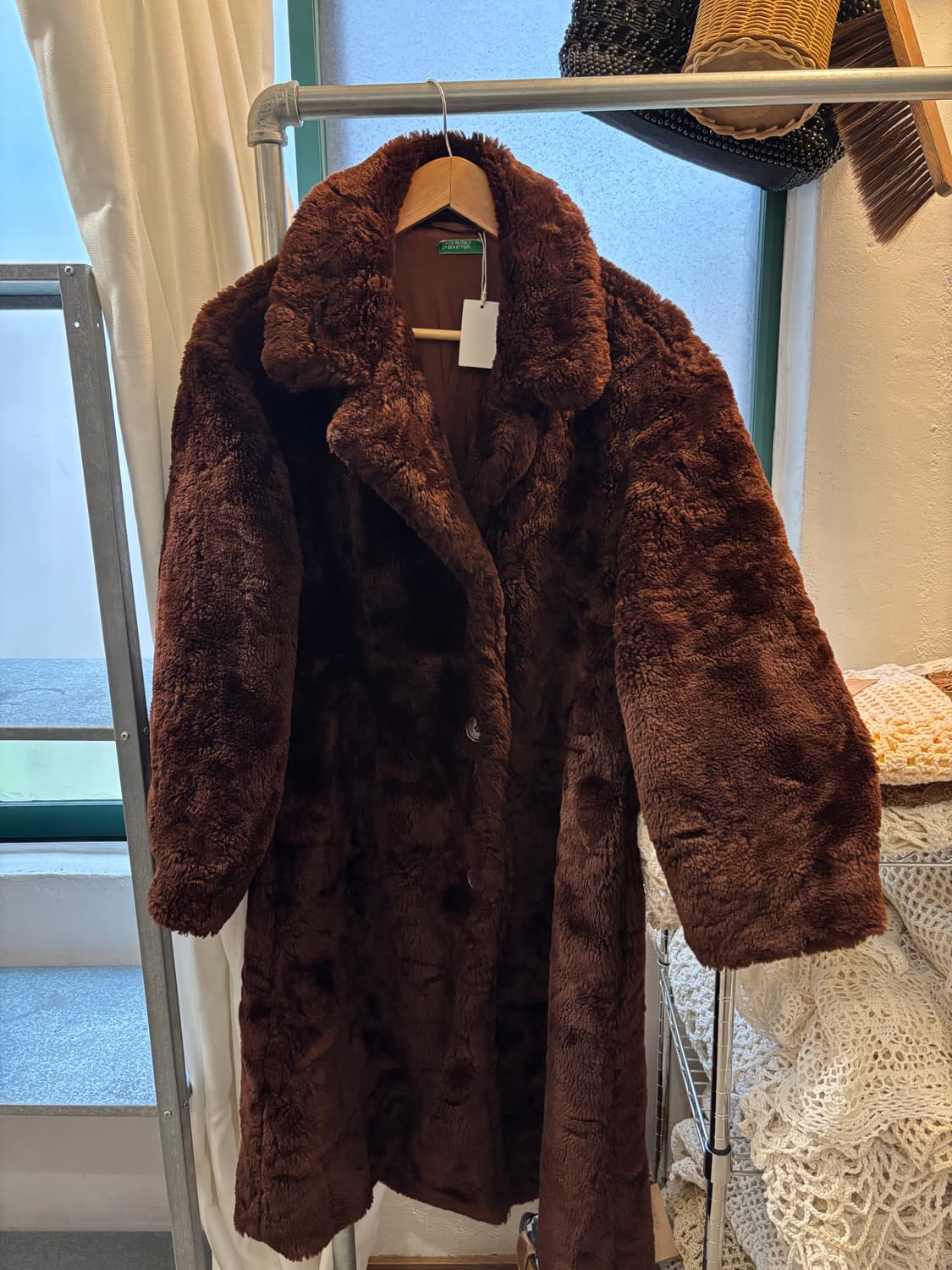 베네통 테디베어코트 상품이미지1