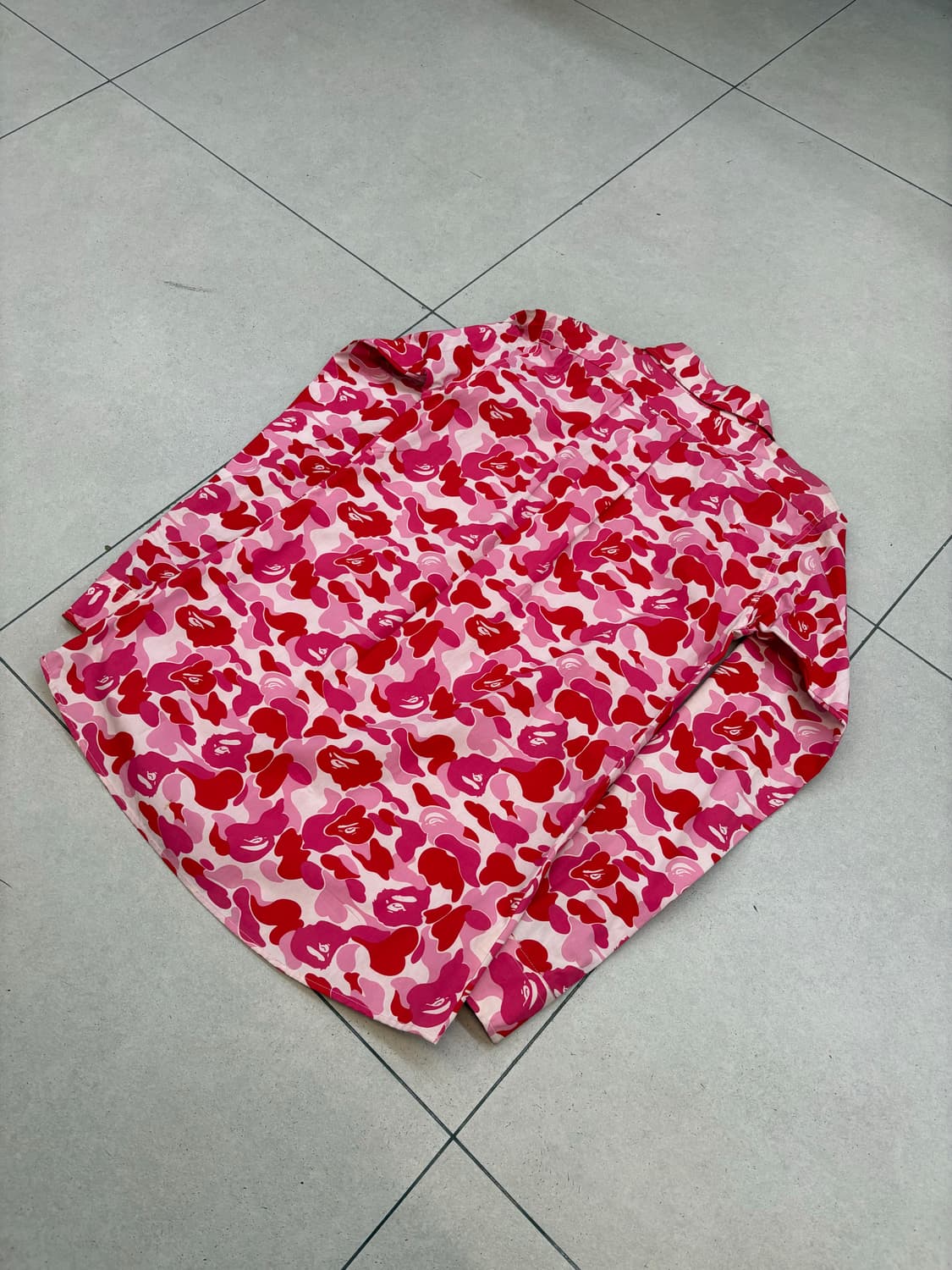 베이프 핑크카모 셔츠 상품이미지8