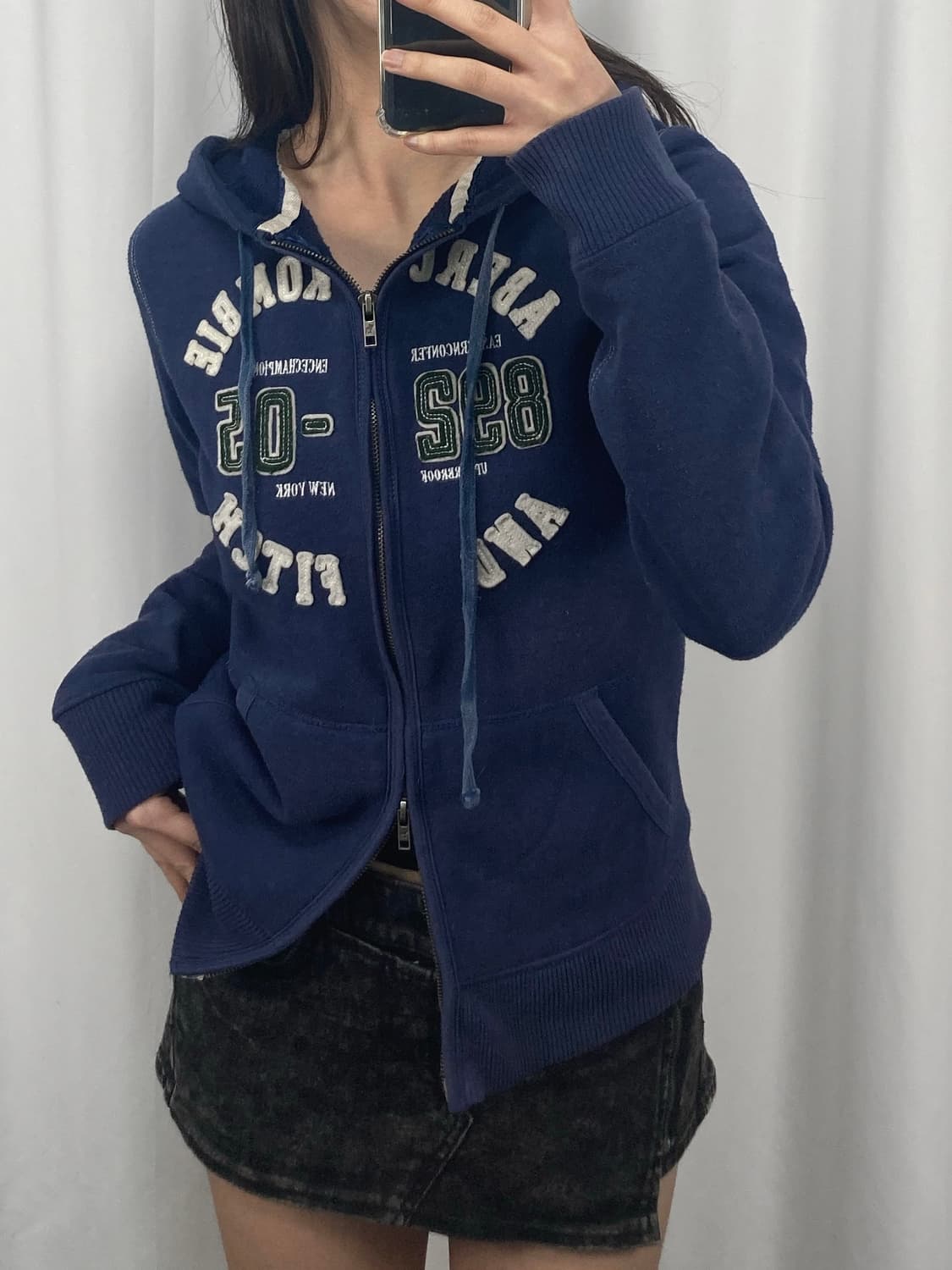 아베크롬비 네이비 후드집업 상품이미지2