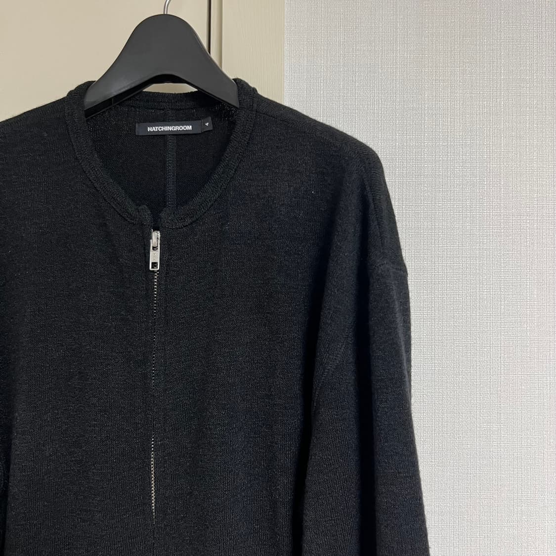 레이어가디건4 Layer Cardigan Ash Black 상품이미지4