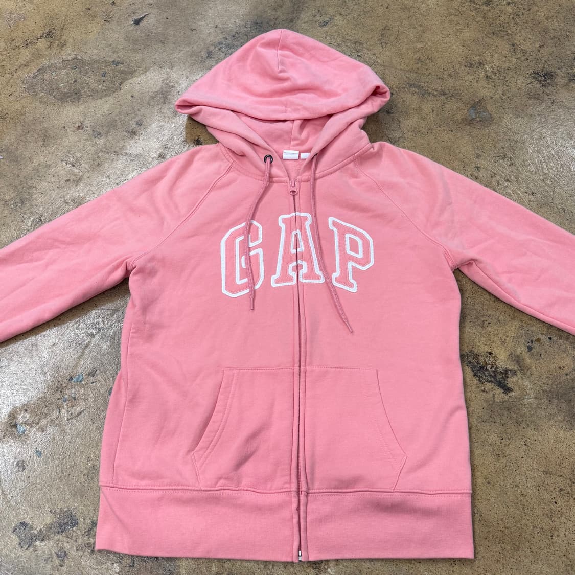 갭 딸기우유 핑크 후드집업 상품이미지3