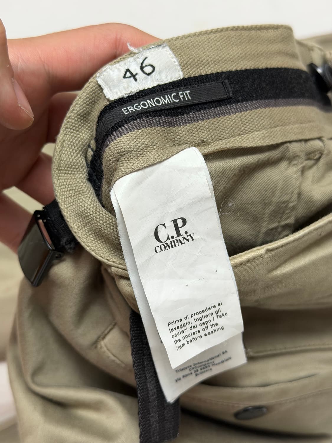 CP 컴퍼니 멀티포켓 카고팬츠 베이지 상품이미지6