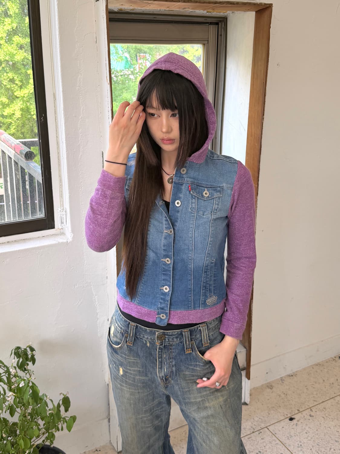 리바이스 후드 데님 자켓 상품이미지1