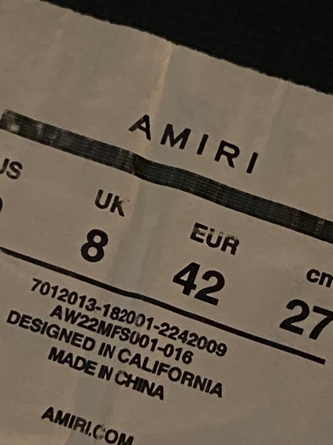 아미리 본 러너 스켈레톤 슈즈 상품이미지5