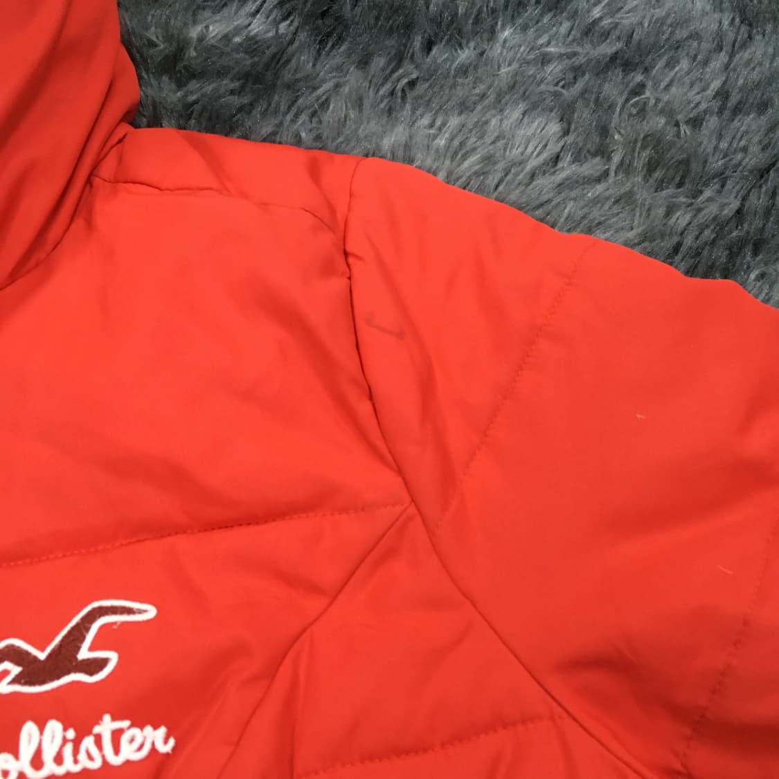 투티/0299 HOLLISTER 퍼 패딩 자켓 안감 스포티 슬림핏 상품이미지5