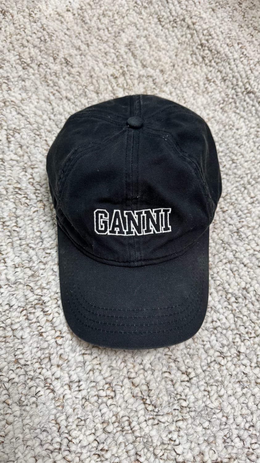 GANNI 볼캡 블랙/브라운 일괄 상품이미지4