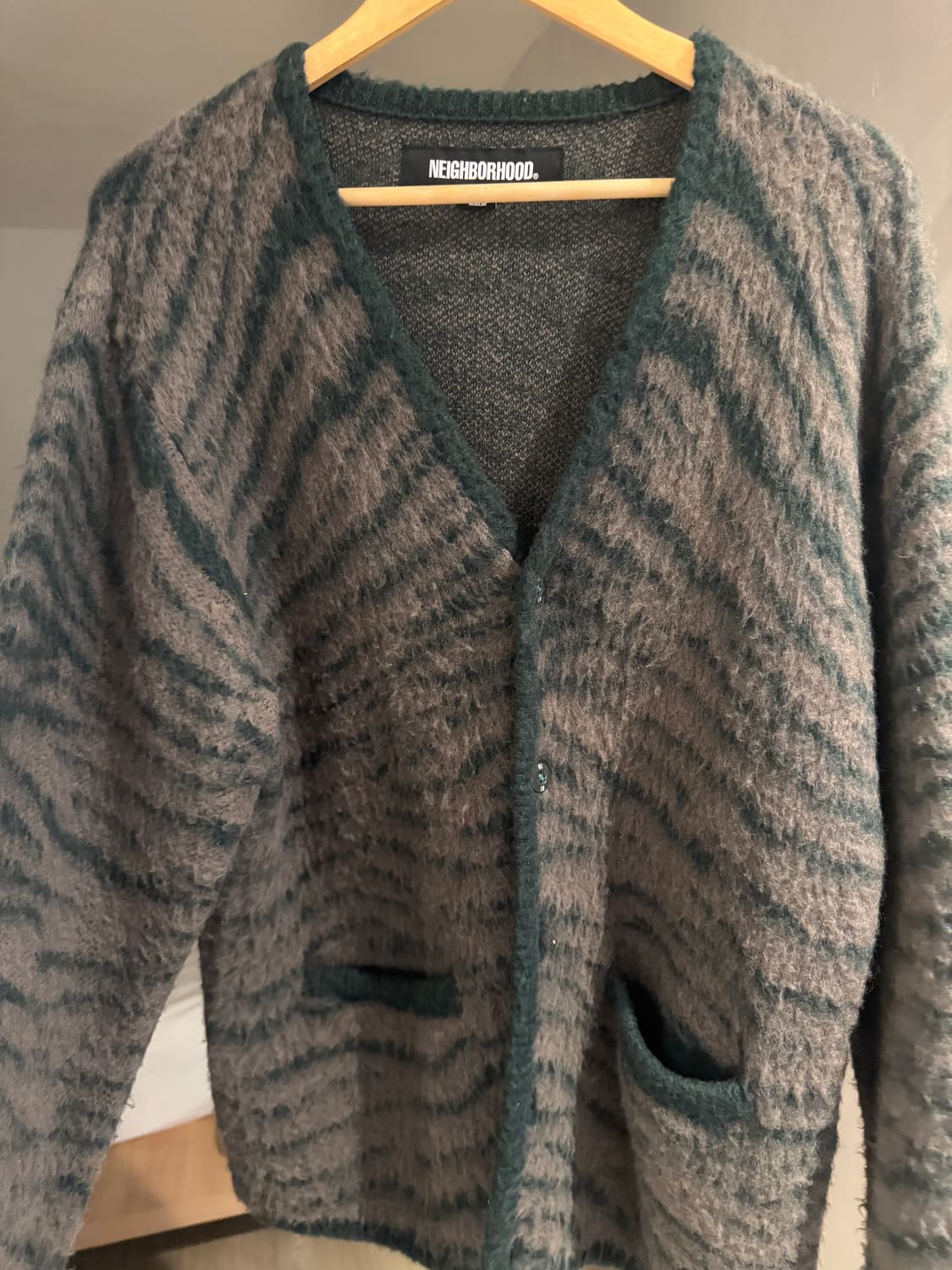 네이버후드 모헤어 가디건 M사이즈 상품이미지1