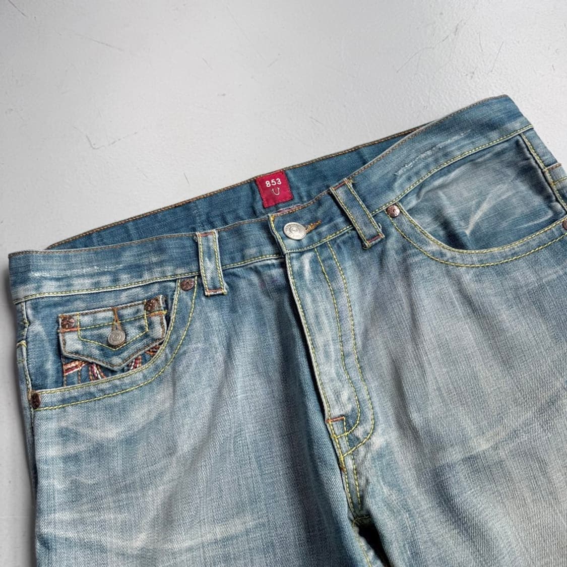 트루릴리전 Y2K 부츠컷 빅사이즈 데님팬츠 상품이미지4