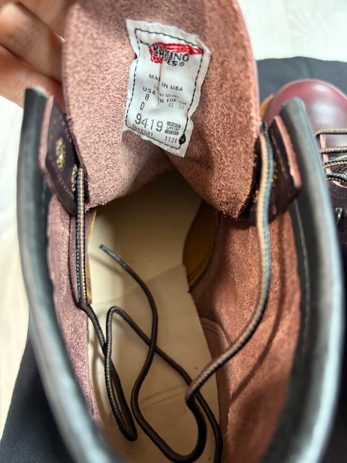 레드윙 벡맨 블랙체리 260 (8D) 상품이미지5