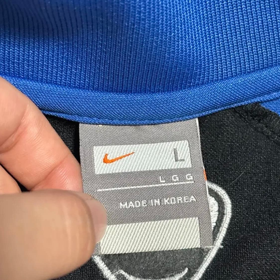 나이키 인터밀란 블루 블랙 배색 트랙탑 상품이미지4