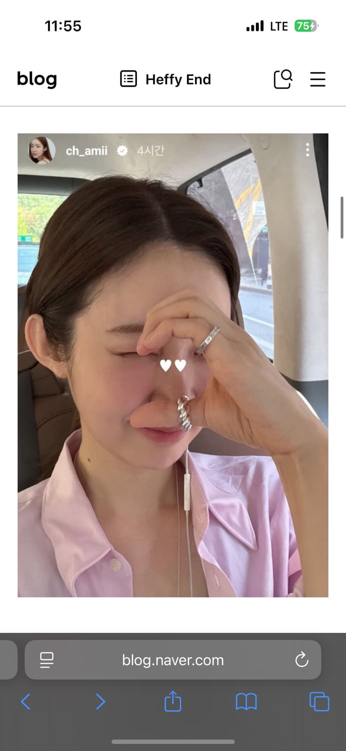 [50] 리에스튜디오 크리스틴링 차정원반지 새상품 상품이미지4