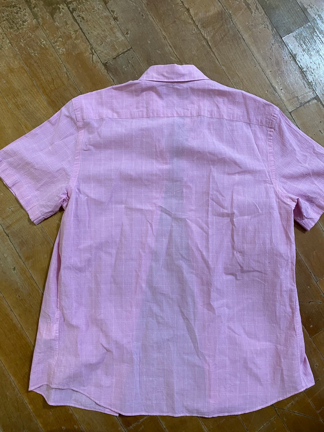 헤지스 린넨 체크 반팔 셔츠 100 상품이미지7