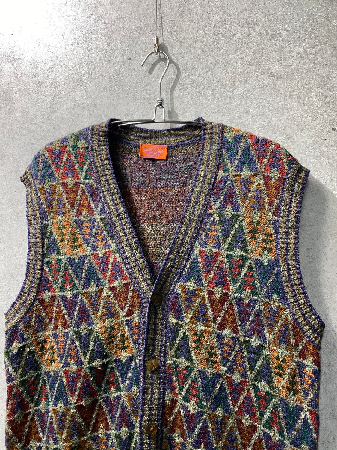 [L] EXAMPLE By Missoni 미쏘니 메리노울 니트 베스트 상품이미지2