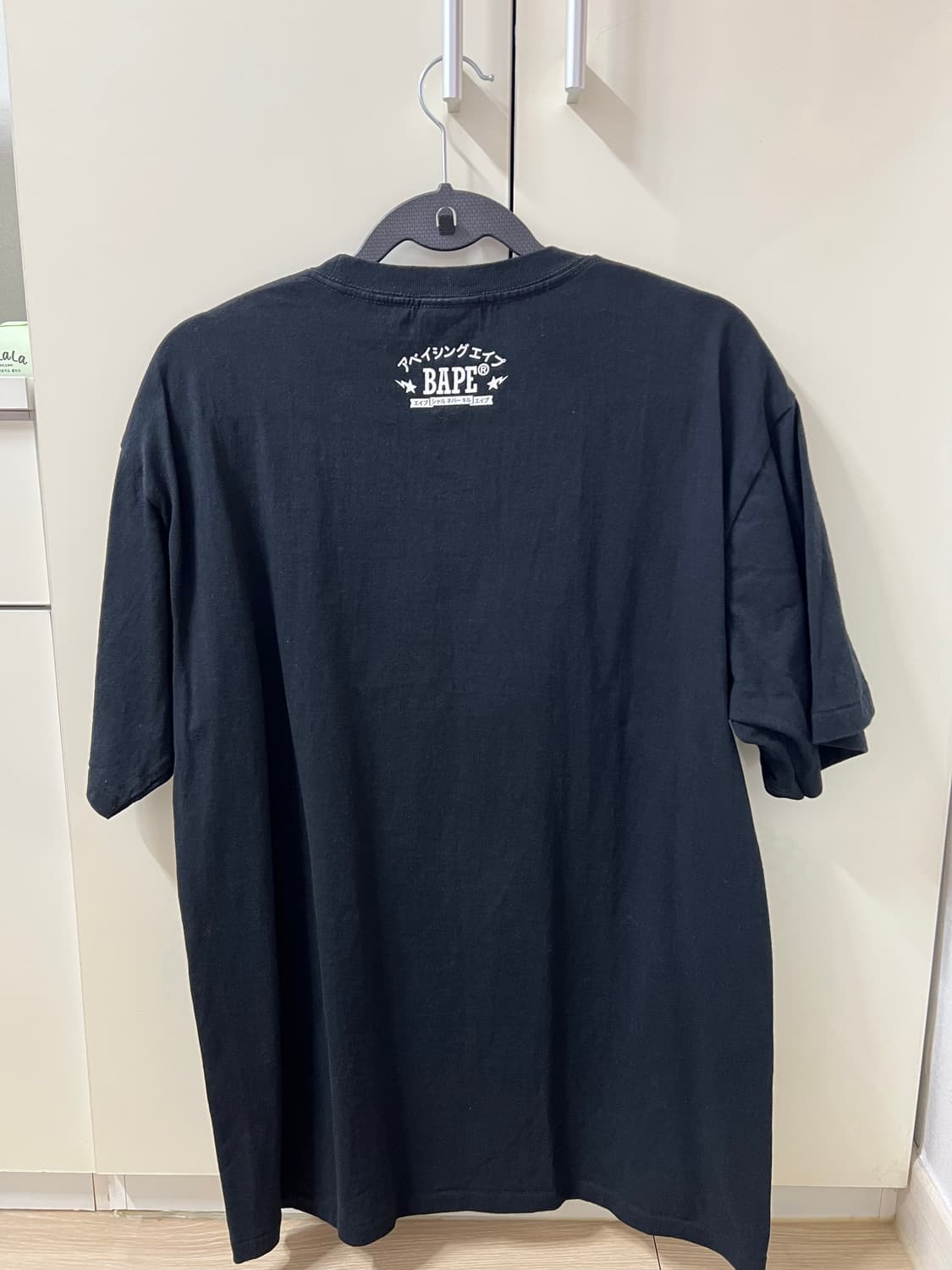 베이프 재팬 빅 에이프 헤드 시티 티셔츠 블랙 상품이미지3