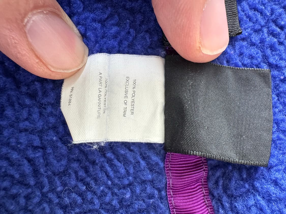 2XL 파타고니아 신칠라 퍼플 블루 90s 상품이미지5