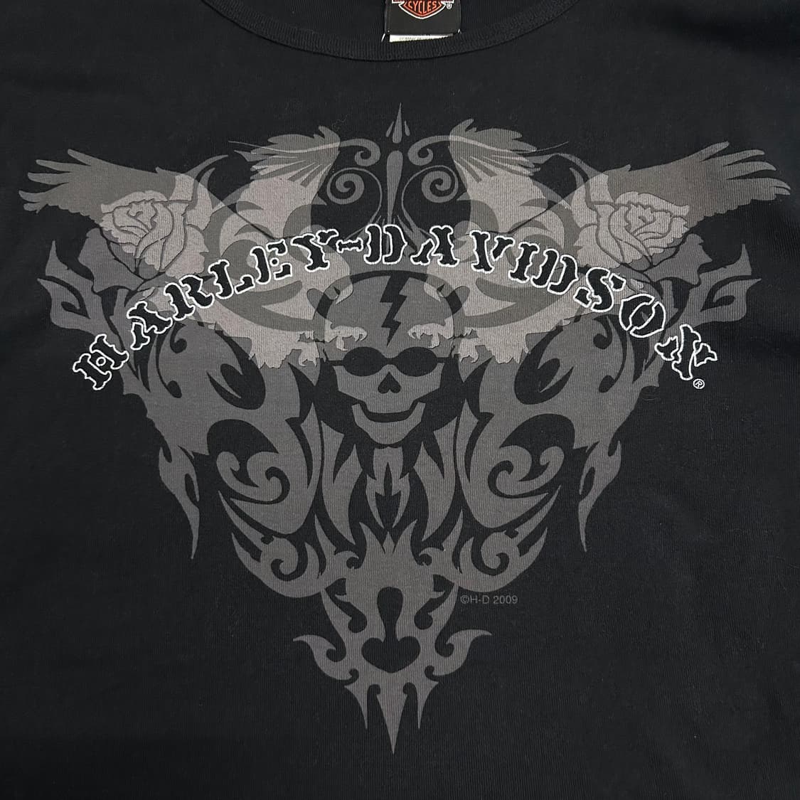 Harley Davidson y2k Skull T-Shirts 상품이미지6